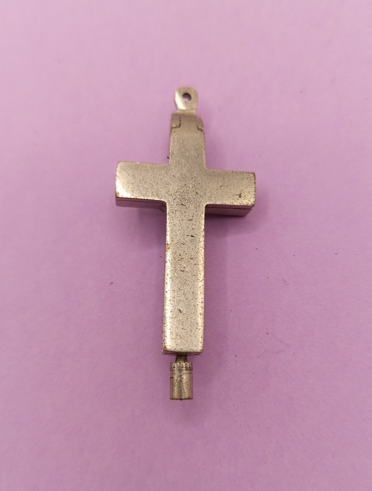 NO TARIFFS Antique Reliquary Saints Relics Religious Crucifix Cross Pendant