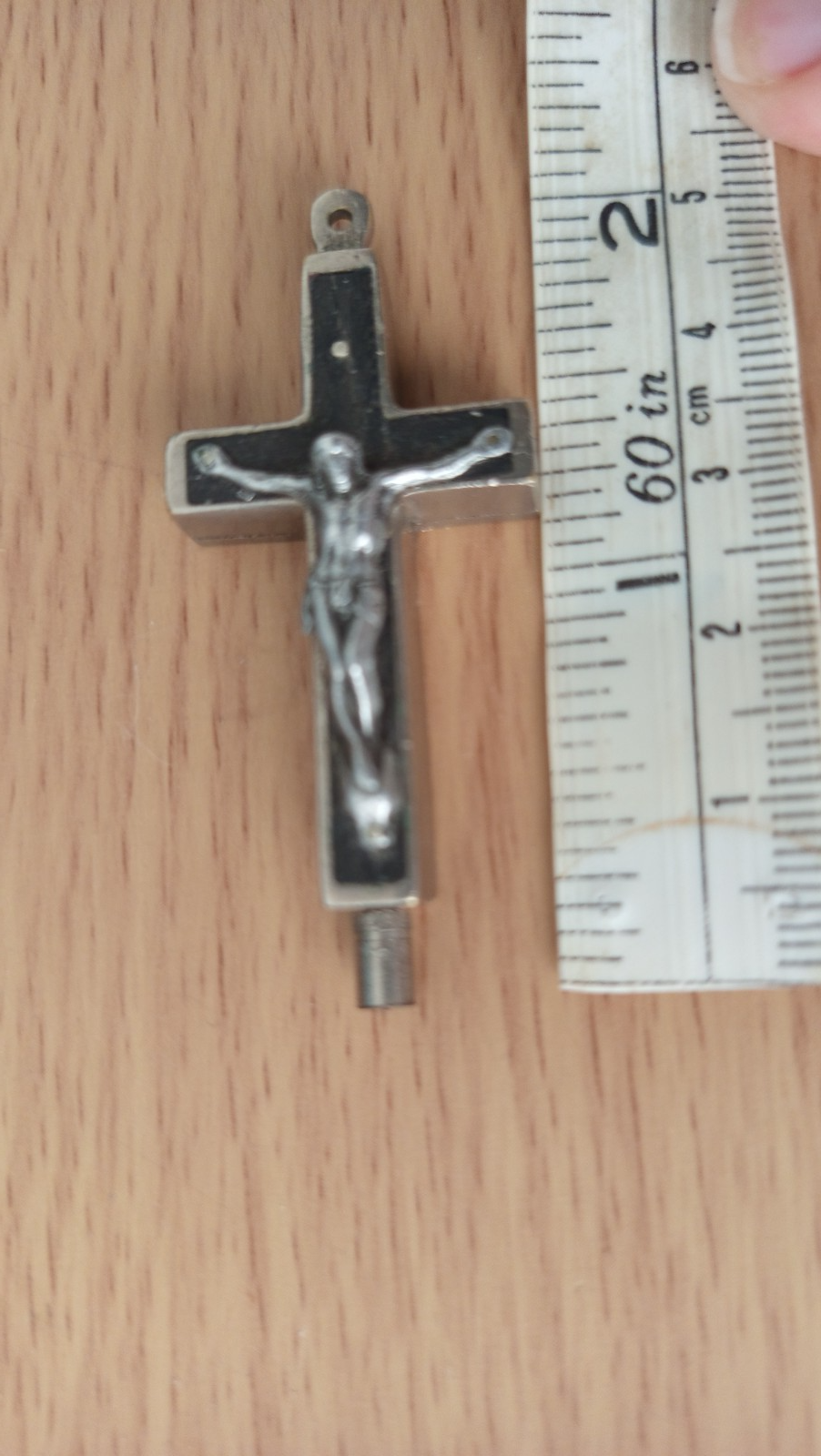 NO TARIFFS Antique Reliquary Saints Relics Religious Crucifix Cross Pendant