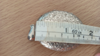 NO TARIFFS Victorian Silver Engraved Oval Locket Pendant Vintage