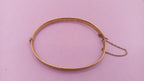 NO TARIFFS Vintage 9Ct Gold Filled Bracelet Bangle with Chain