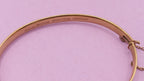 NO TARIFFS Vintage 9Ct Gold Filled Bracelet Bangle with Chain