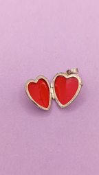 NO TARIFFS Vintage Silver Heart Engraved Locket Pendant