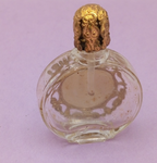 NO TARIFF Vintage Miniature Petit Point Perfume bottle Filigree Stopper Antique