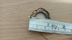 NO TARIFFS Antique 9K Gold Cameo Brooch w/ Security Chain Victorian