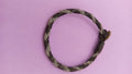 NO TARIFF Vintage Sami Bracelet Handmade Scandinavia Norway Pewter Leather 5.5"