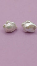 NO TARIFFS 14K Gold Baroque Pearls Earrings Vintage