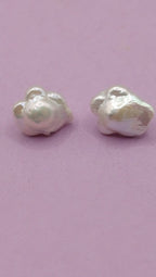 NO TARIFFS 14K Gold Baroque Pearls Earrings Vintage